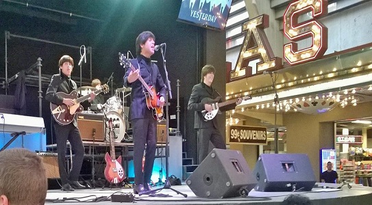 Yesterday on the Fremont St. Experience